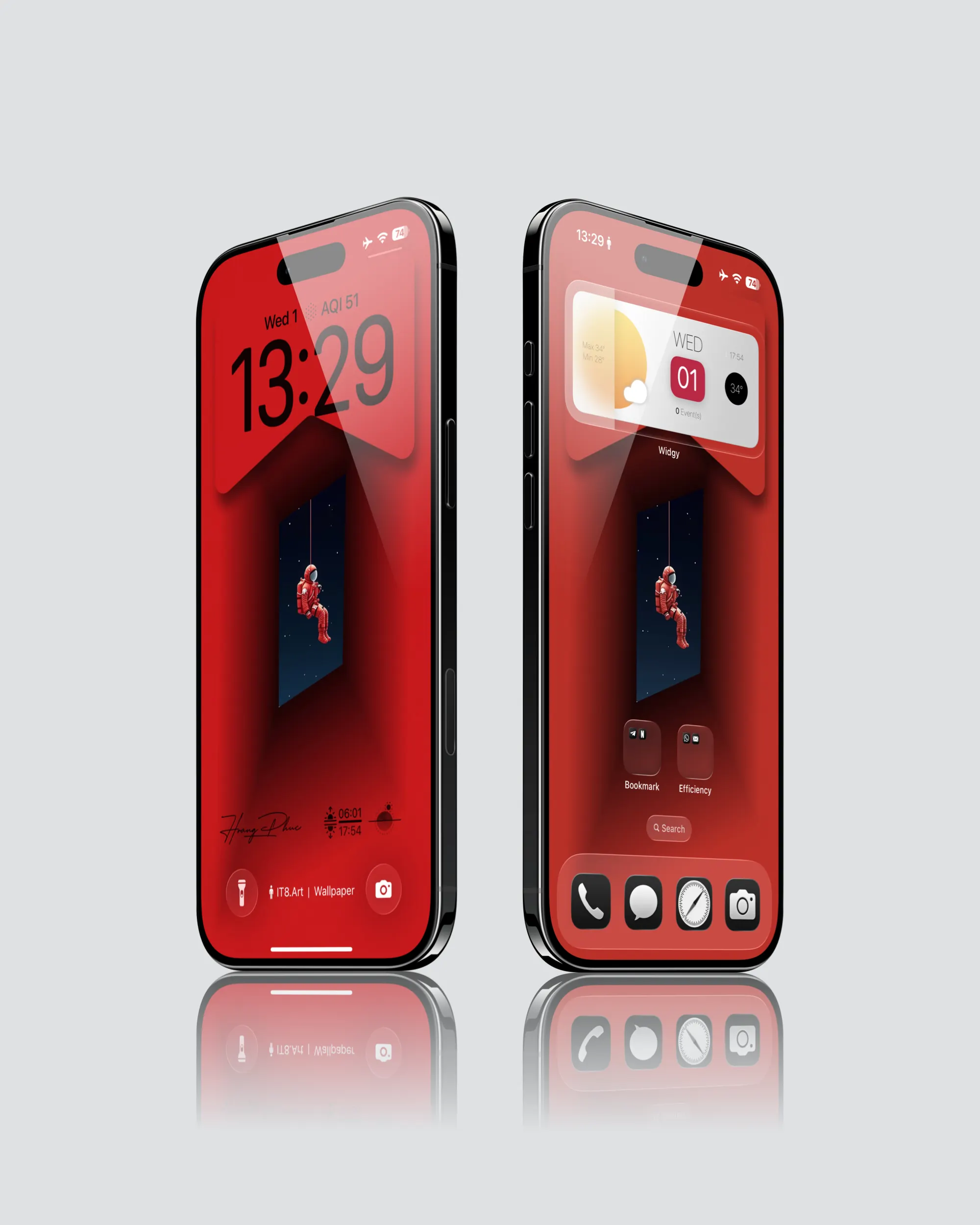 3D Astronaut Illusion iPhone Wallpaper Pack - Image 5