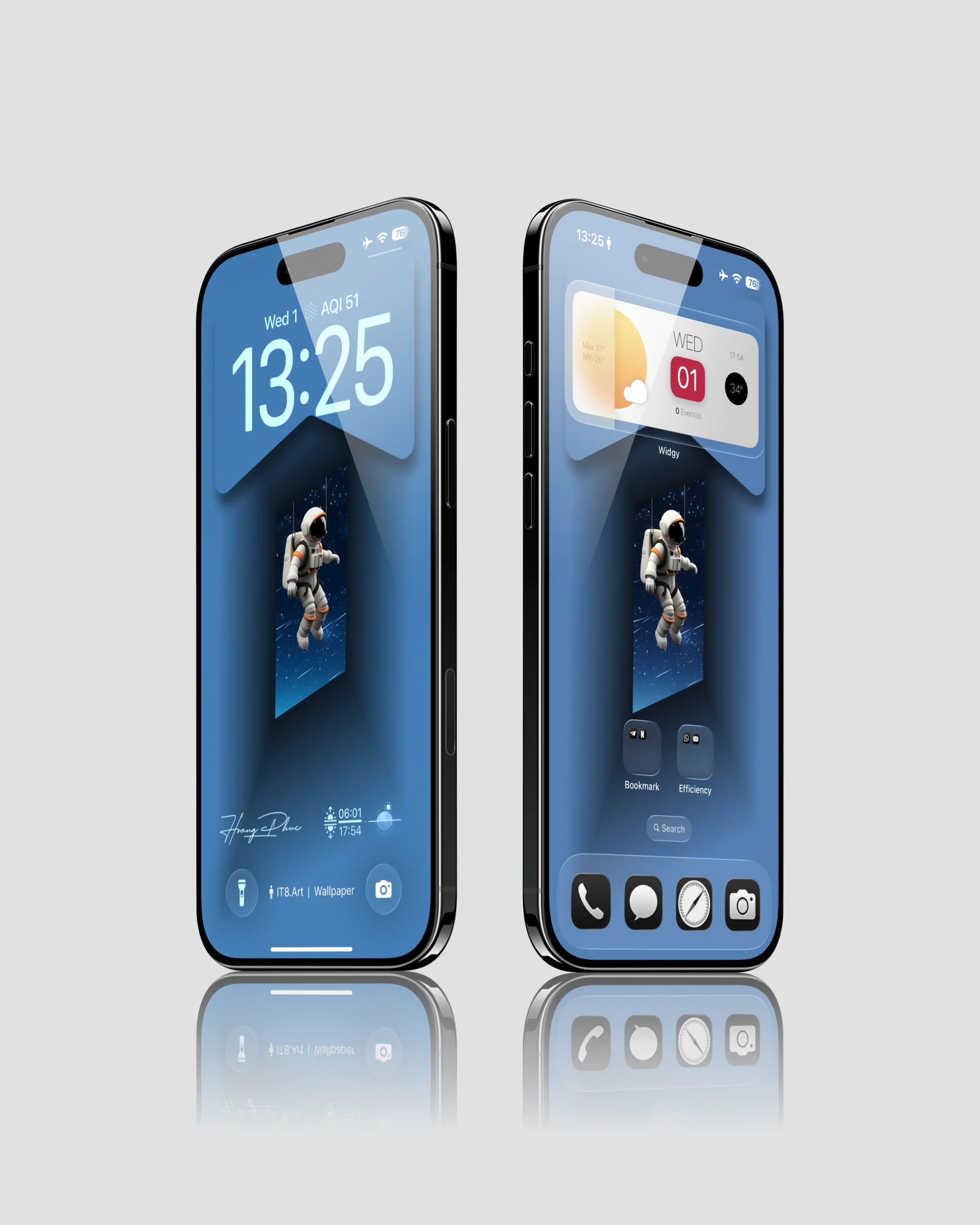 3D Astronaut Illusion iPhone Wallpaper Pack - Image 6
