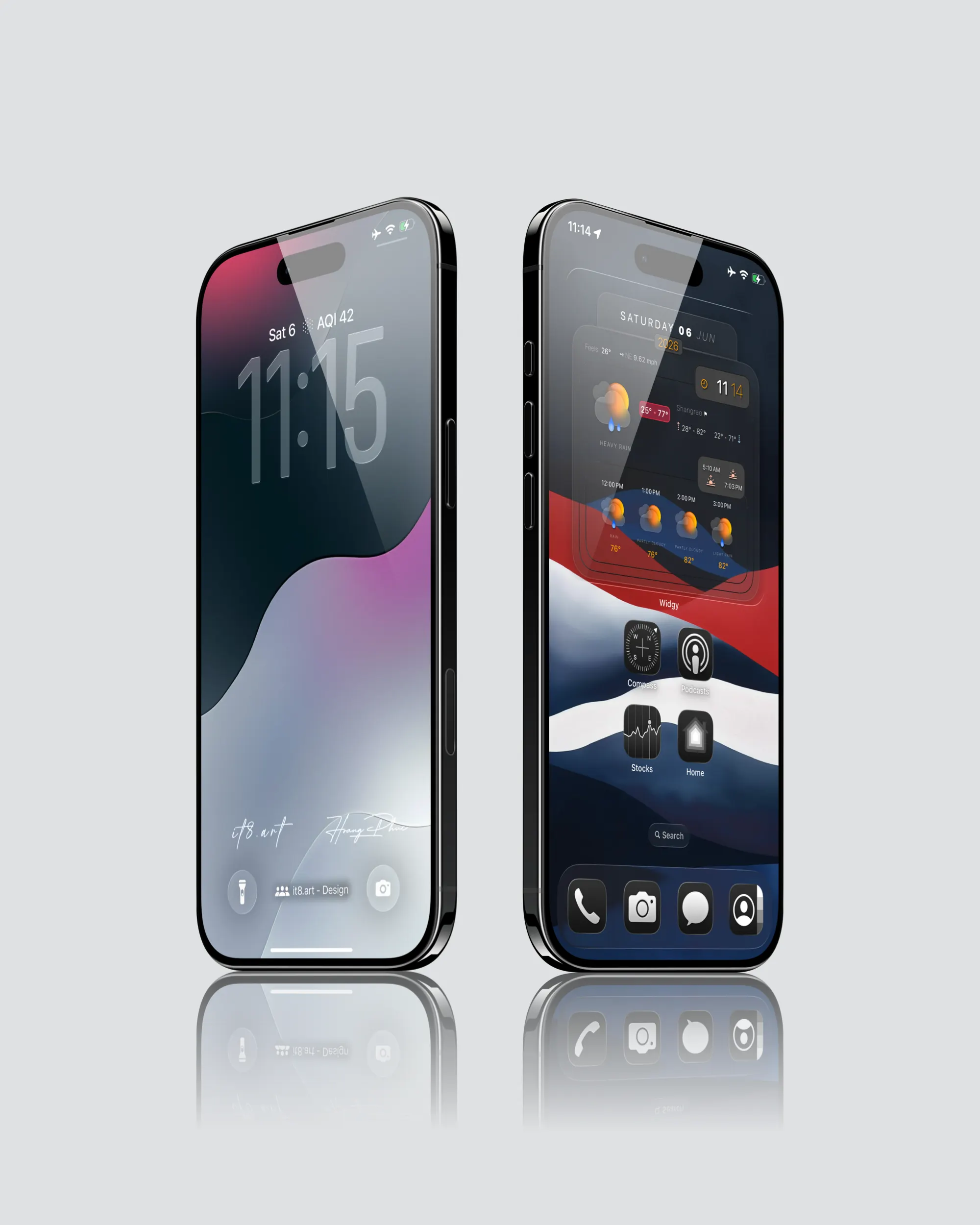 Abstract Minimalist iPhone Wallpaper Bundle - Image 4