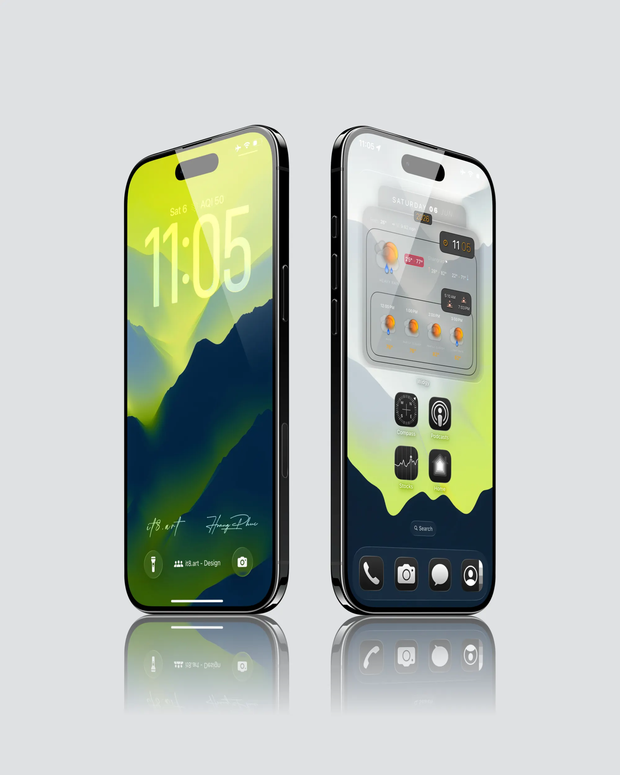 Abstract Minimalist iPhone Wallpaper Bundle - Image 5
