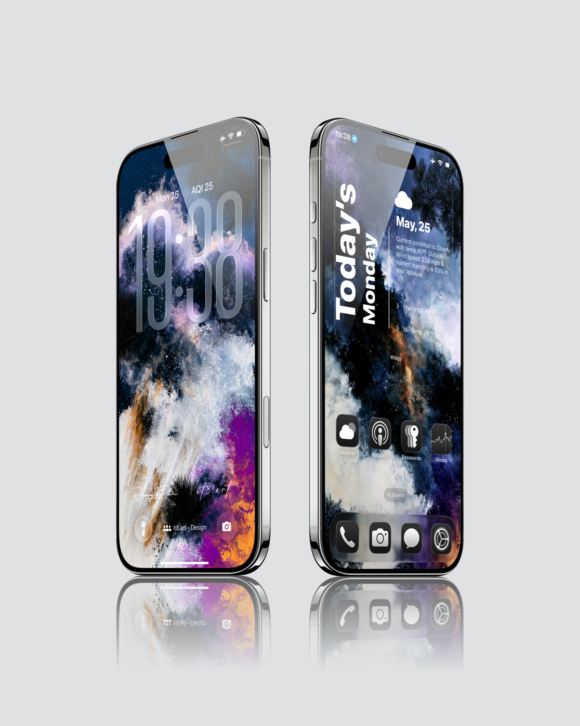 Liquid Marble iPhone Wallpaper 4K Pack - Image 2