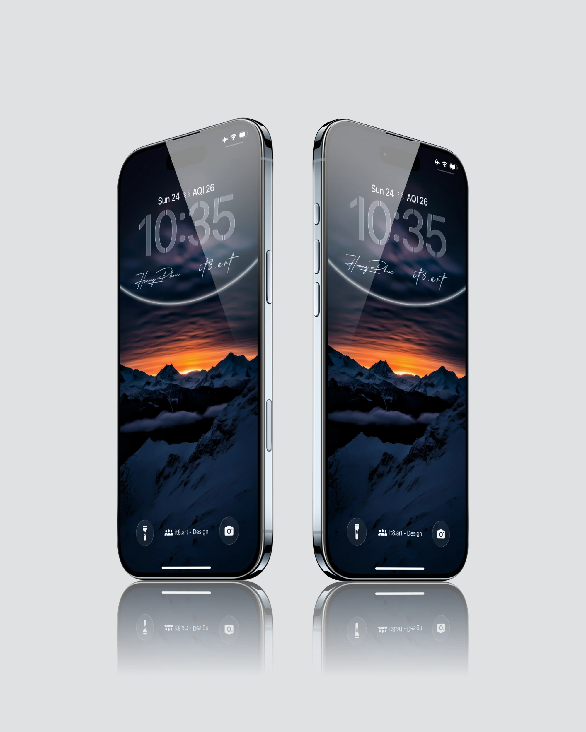 Sunset Mountain iPhone Wallpaper 4K Pack