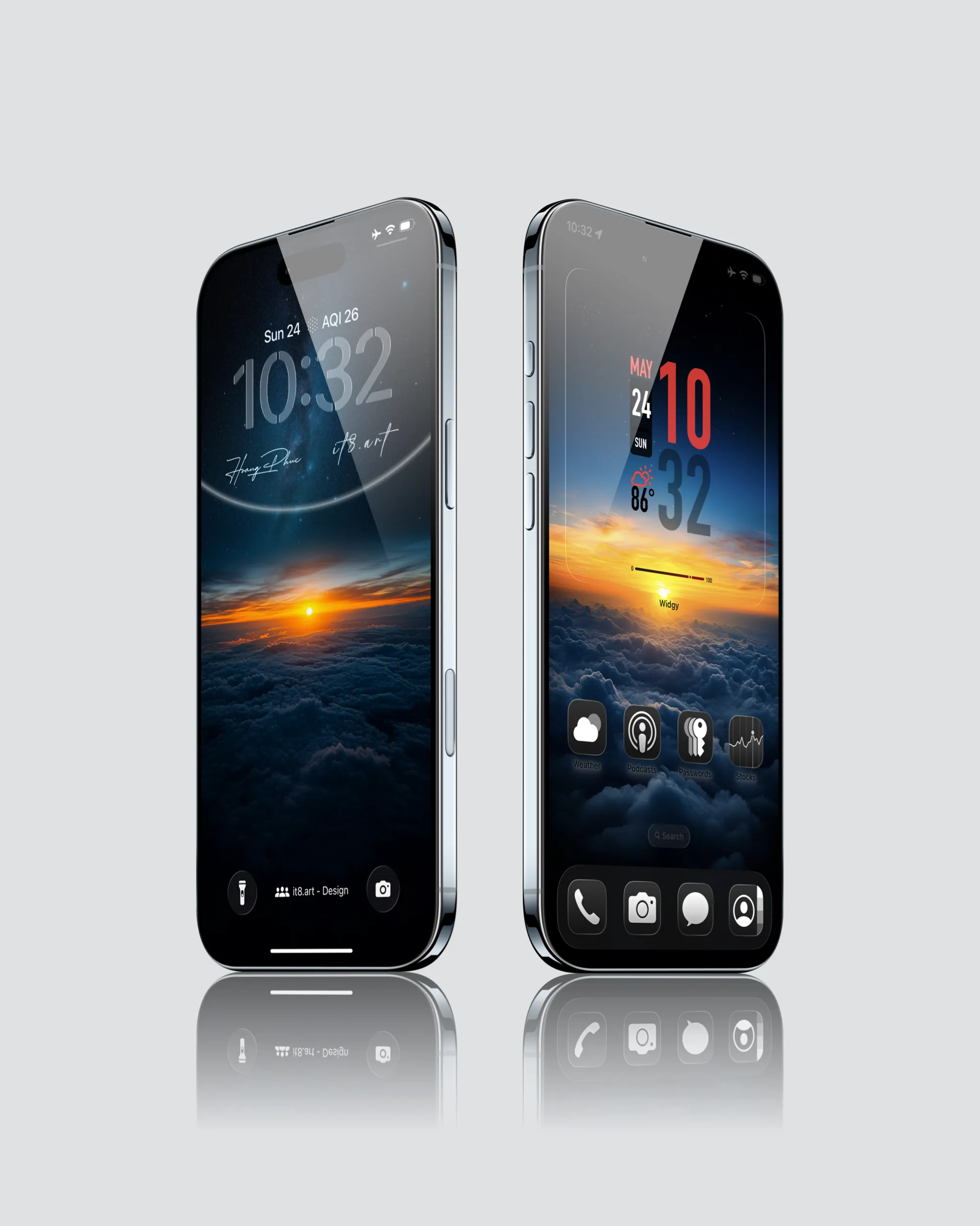 Sunset Mountain iPhone Wallpaper 4K Pack - Image 2