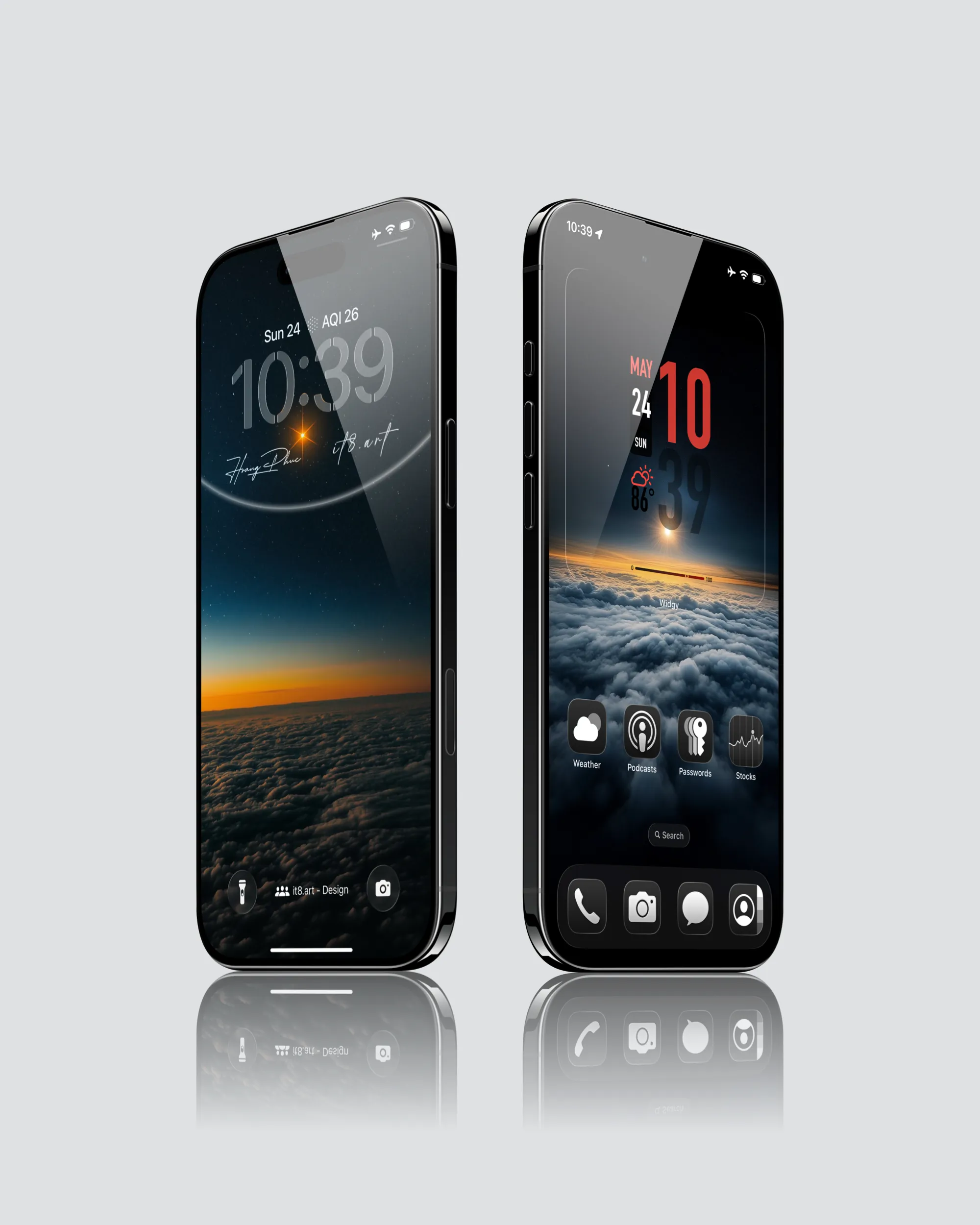 Sunset Mountain iPhone Wallpaper 4K Pack - Image 3