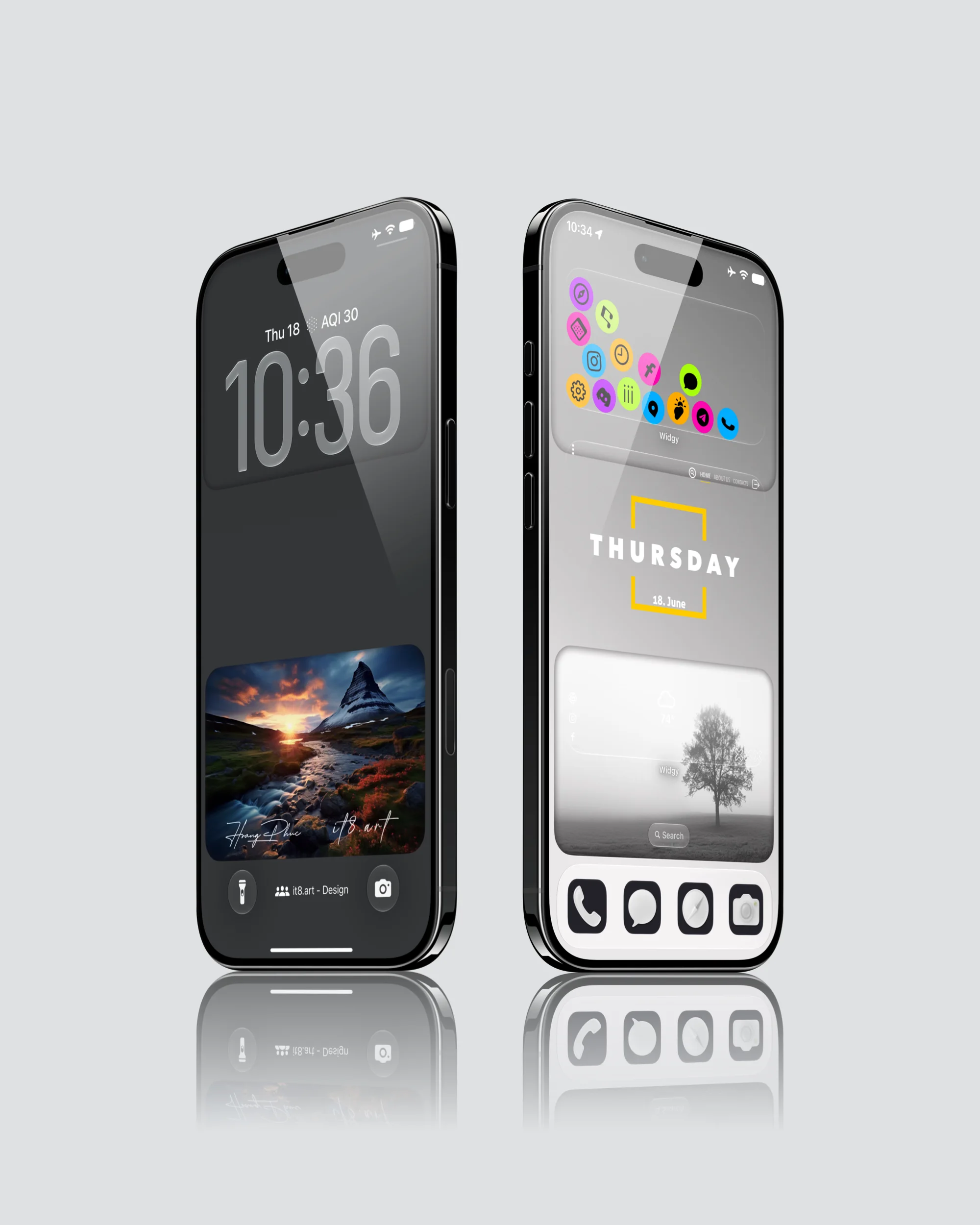 Aesthetic Vista iPhone Wallpaper 4K Pack - iOS screen product by it8.art
