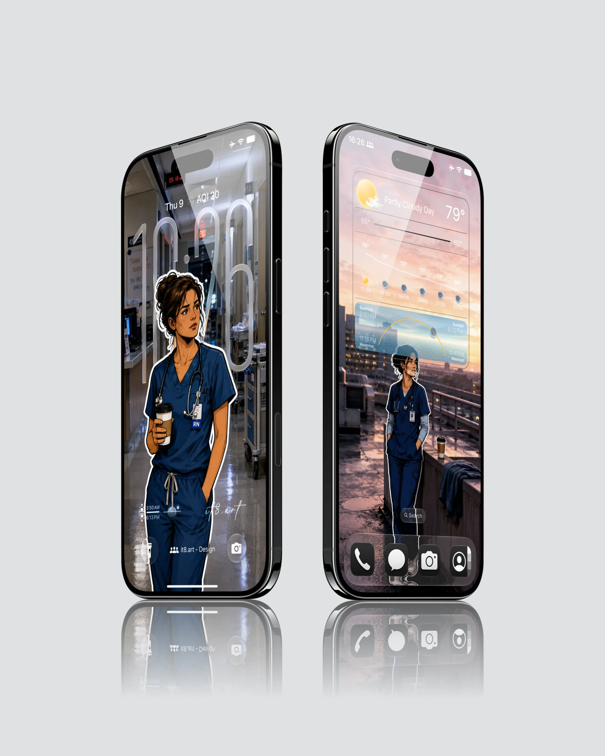 Cartoon Stickers vs Real World- Heroic 4K iPhone Wallpapers pack - Image 5