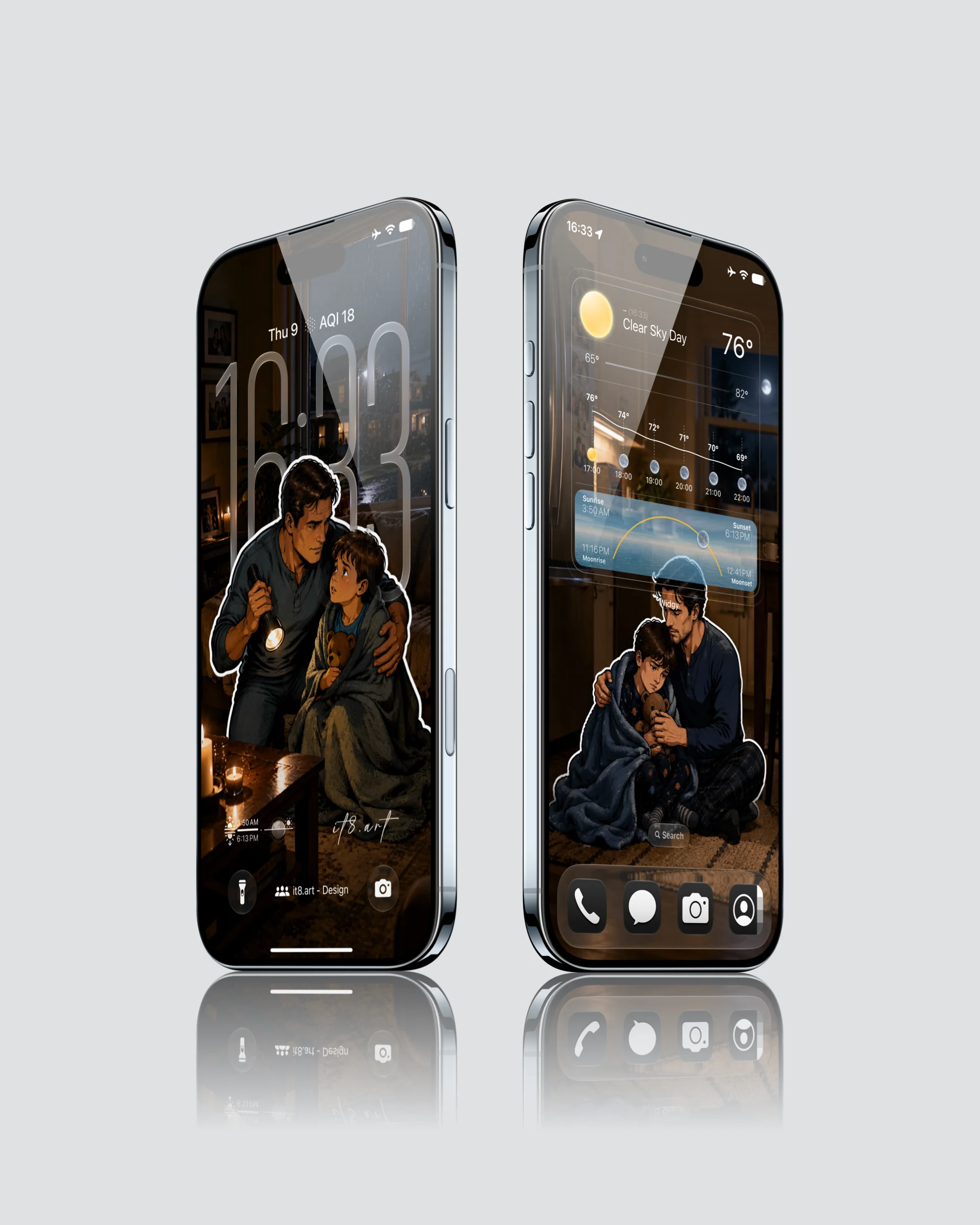 Cartoon Stickers vs Real World- Heroic 4K iPhone Wallpapers pack - Image 7