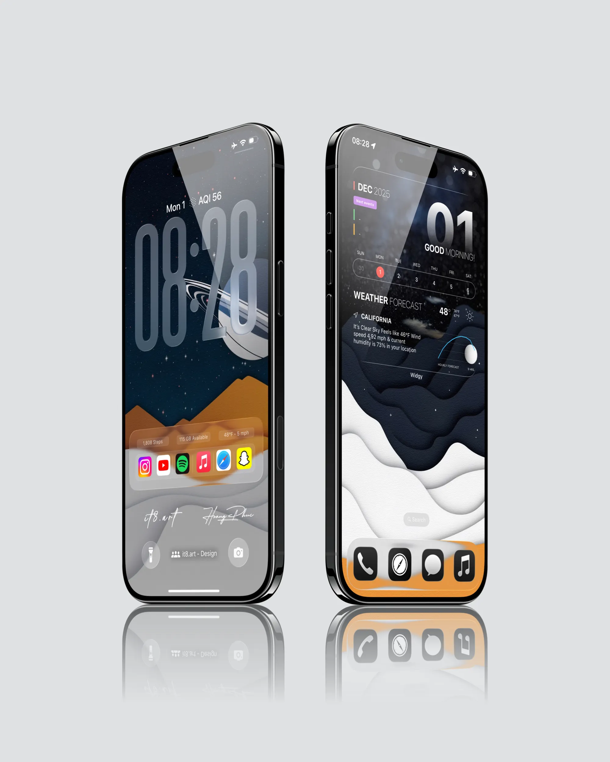 Cosmic Dark iPhone Wallpaper 4K Pack - Image 3