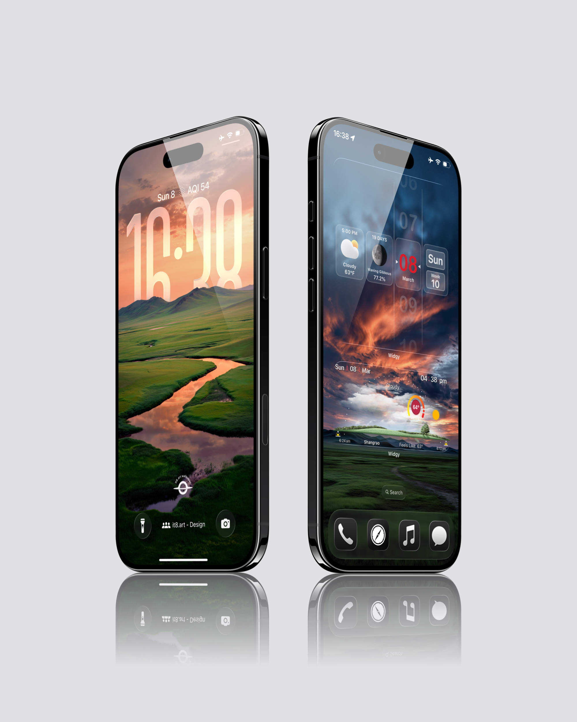 Emerald Valley 4K iPhone Wallpaper — Serene Nature Landscape