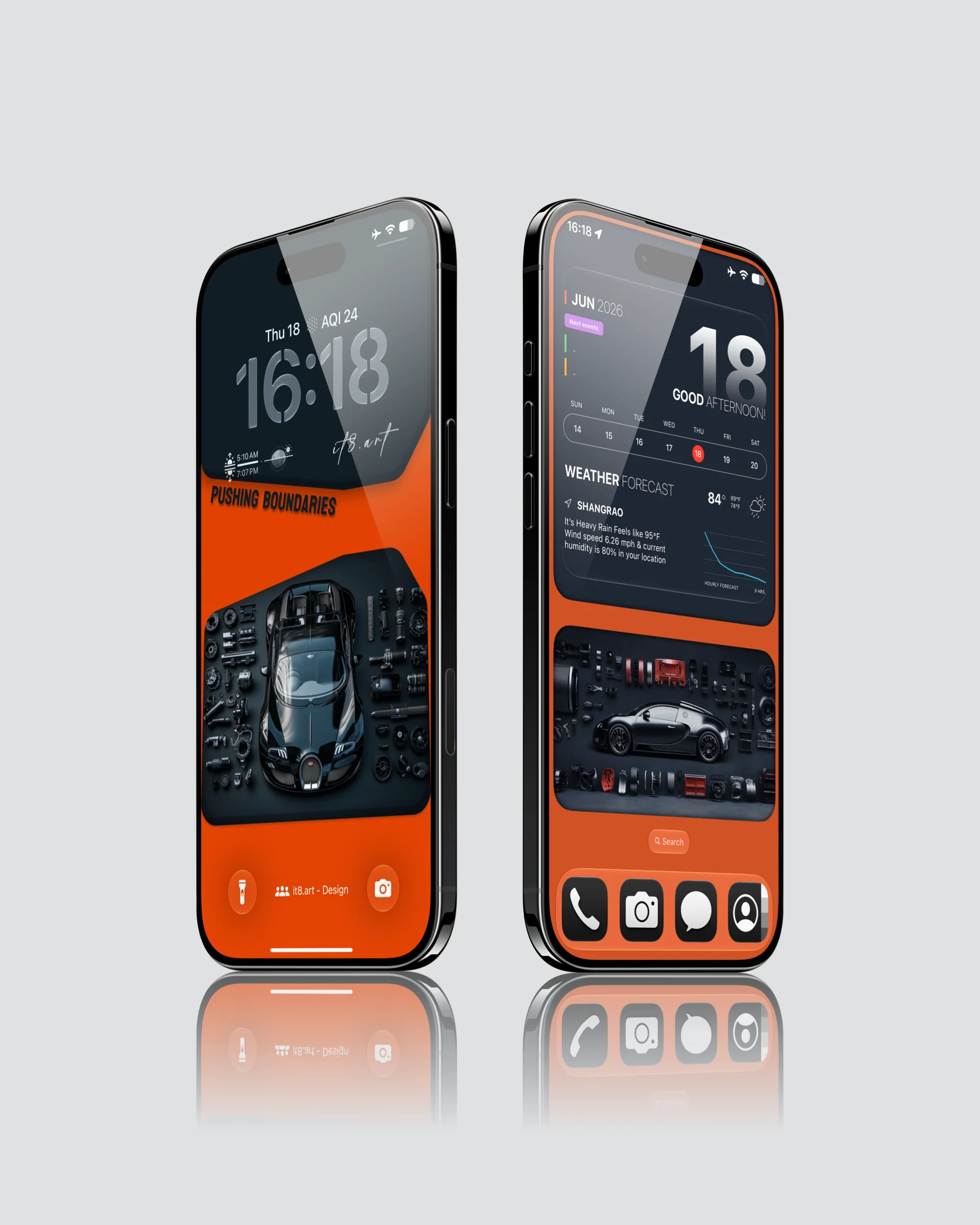 Exploded Supercar 4K iPhone Wallpaper Pack - Image 2