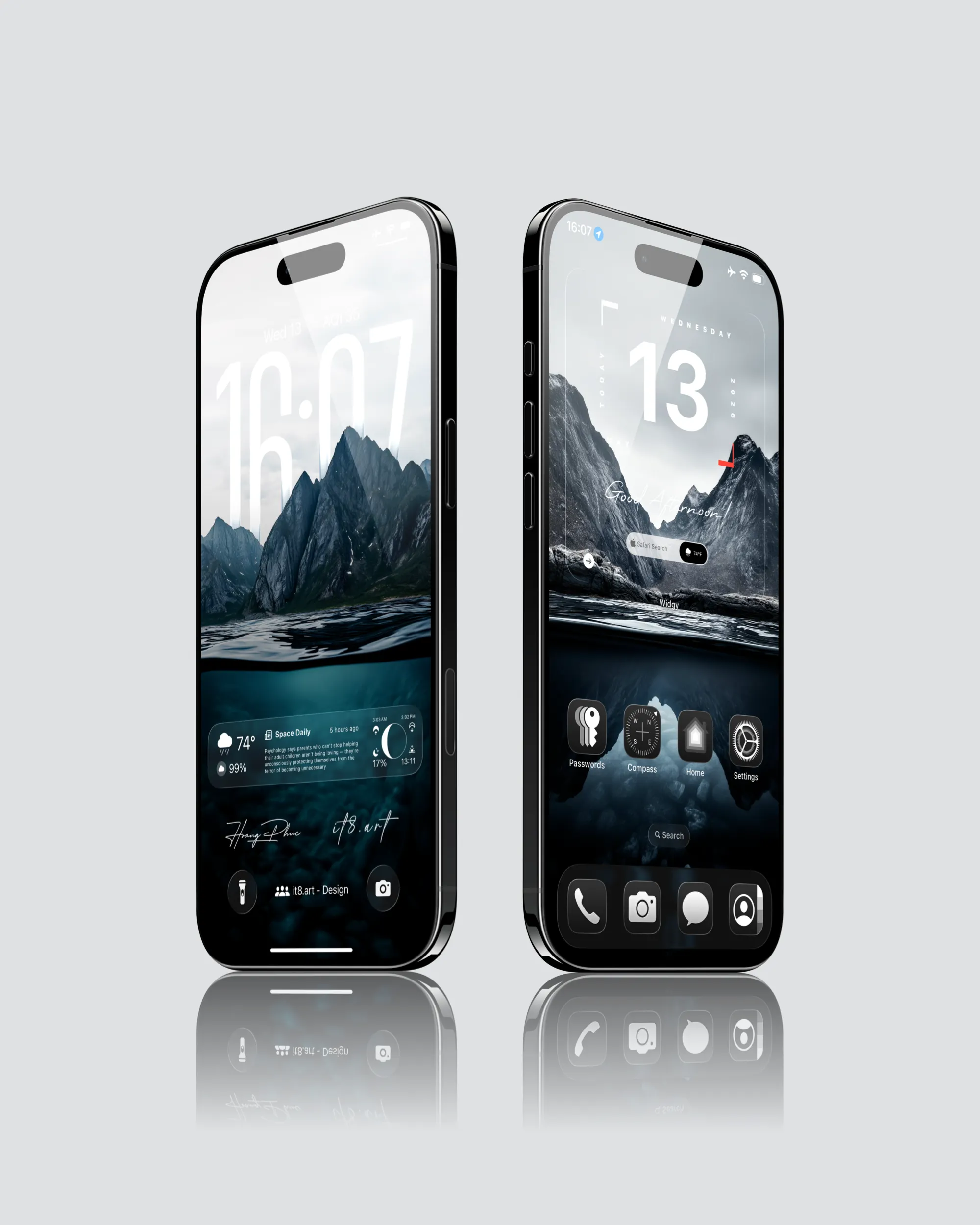 Underwater Mountain iPhone Wallpaper 4K Pack - Image 3