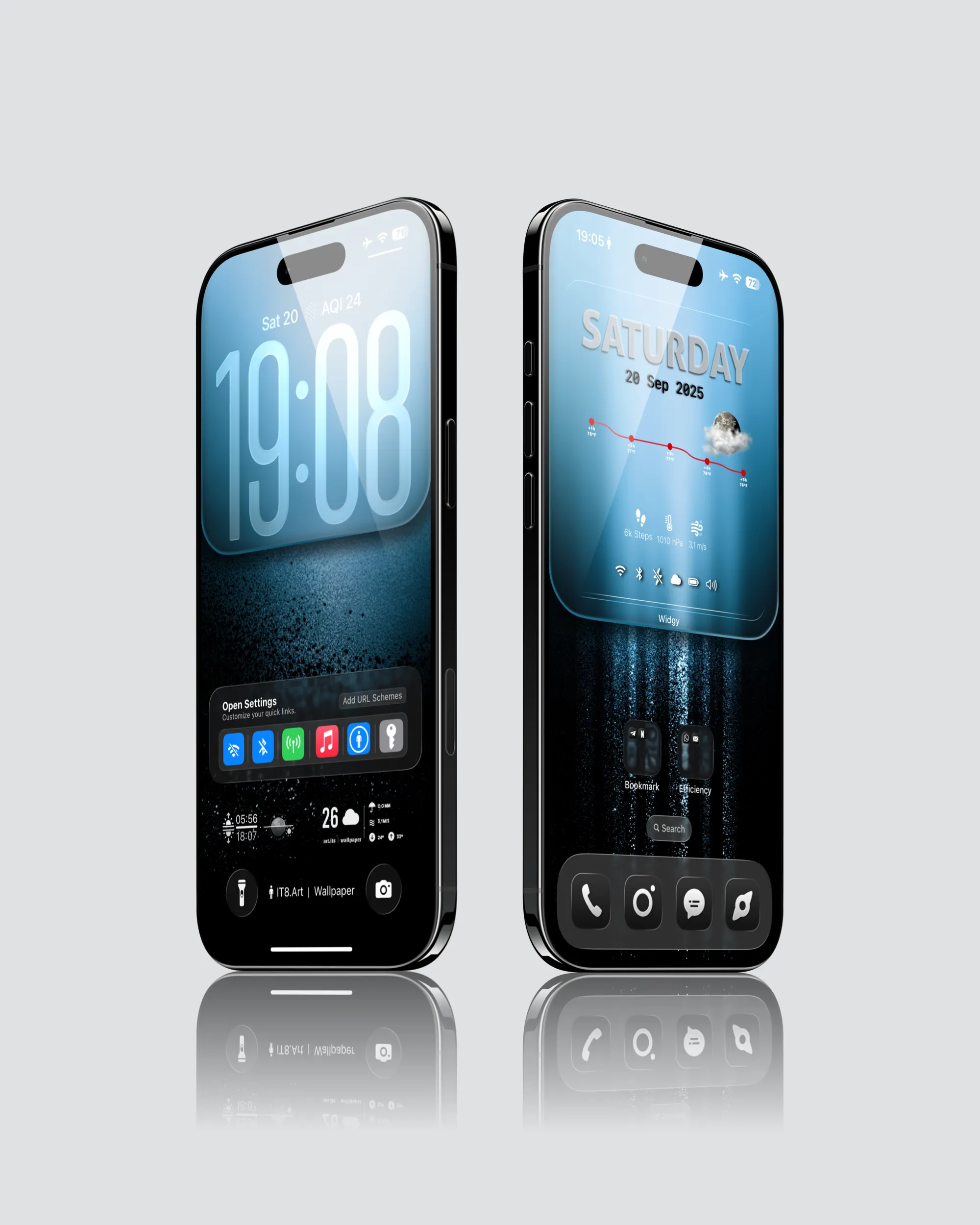 Minimal Liquid Glass iPhone Wallpaper Pack - Image 2