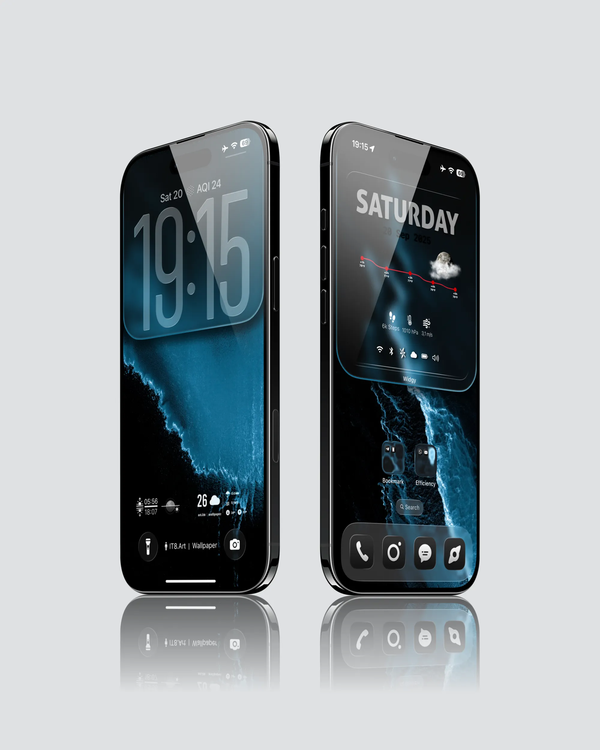 Minimal Liquid Glass iPhone Wallpaper Pack - Image 3