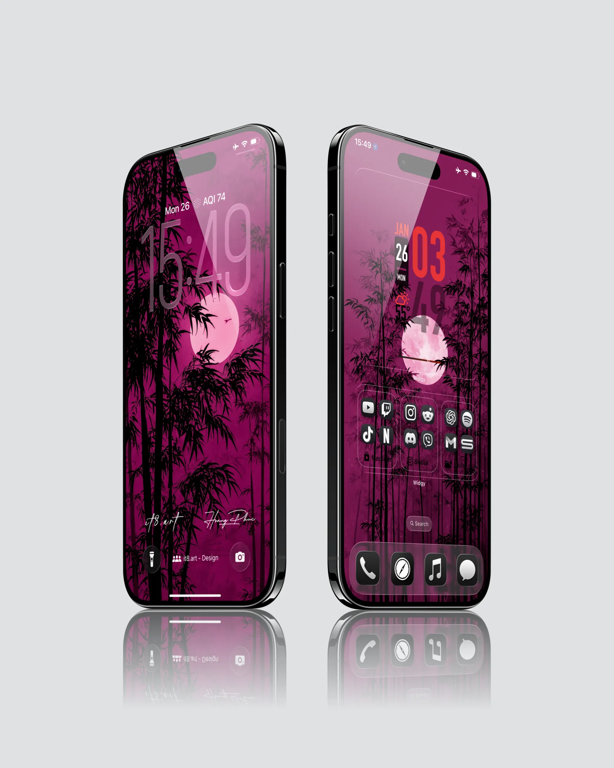 Cosmic Orange iPhone Wallpaper 4K Pack - Image 4