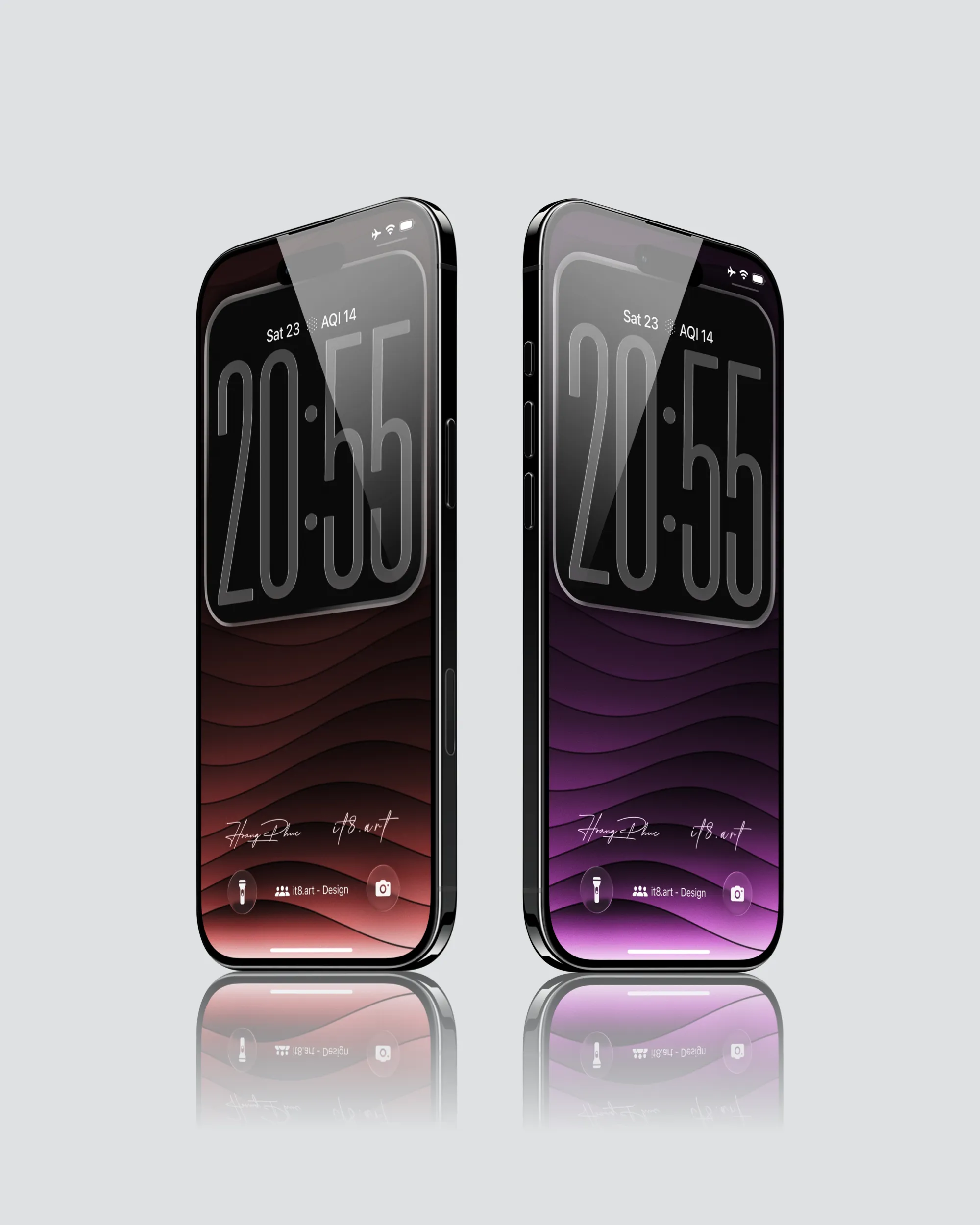 Wavy Gradient iPhone Wallpaper 4K Pack - Image 2