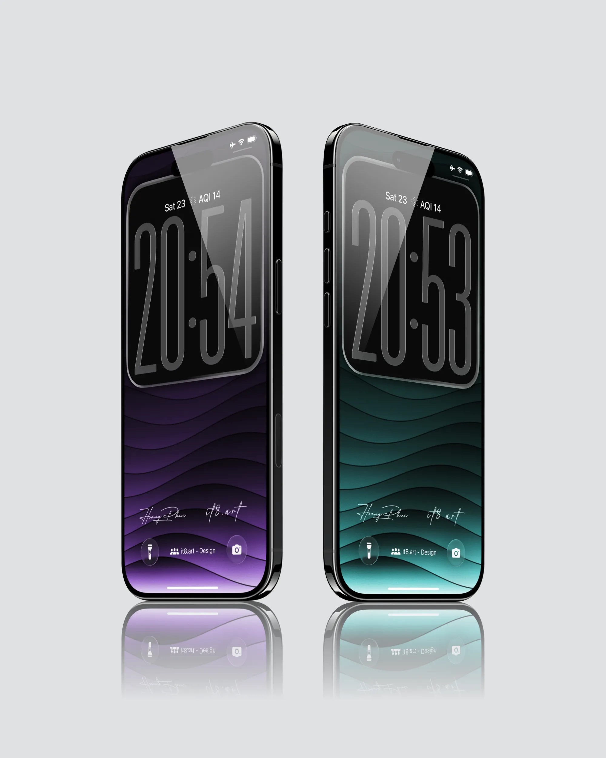 Wavy Gradient iPhone Wallpaper 4K Pack - Image 3