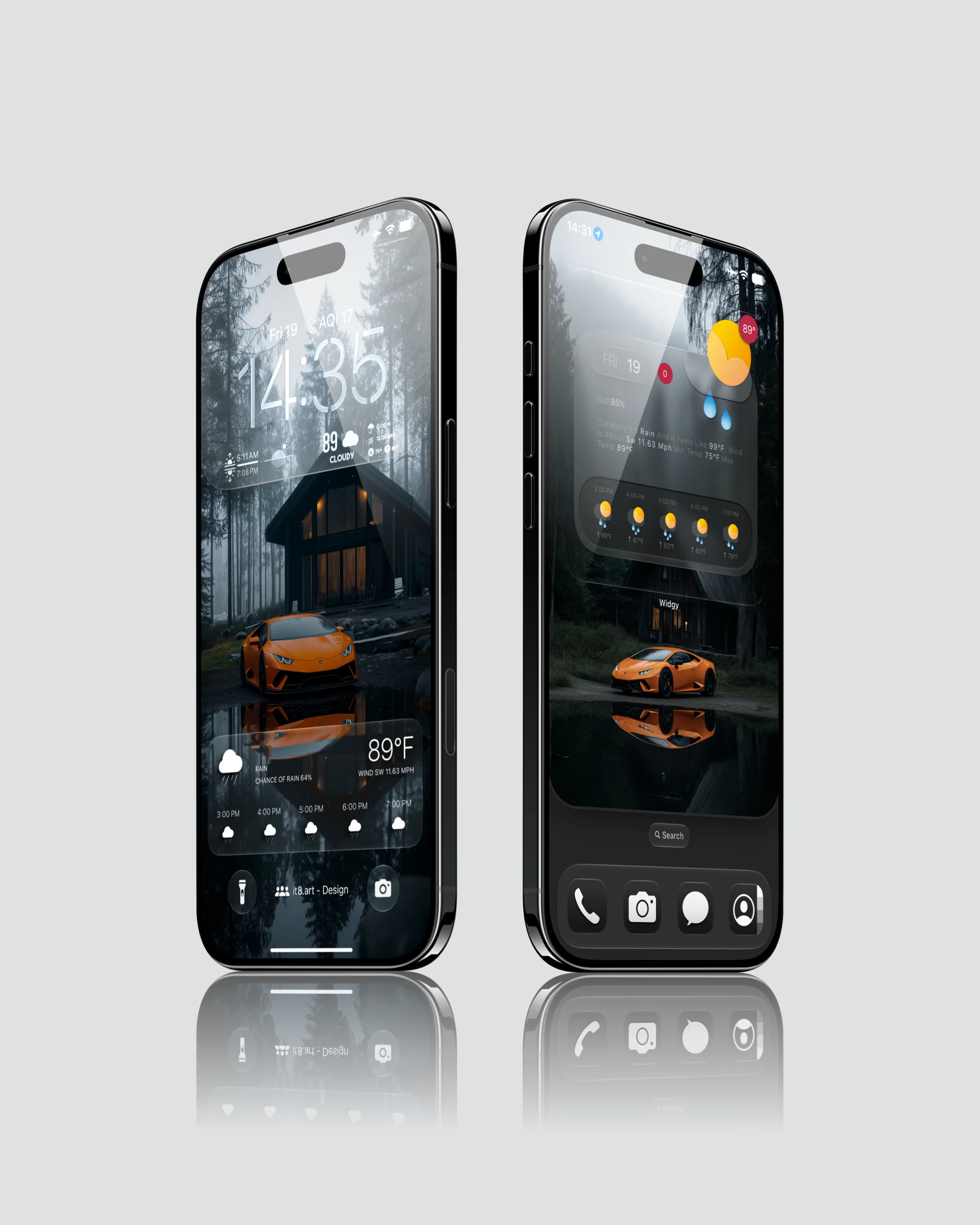 Jungle Supercar 4K iPhone Wallpaper Pack - Image 2