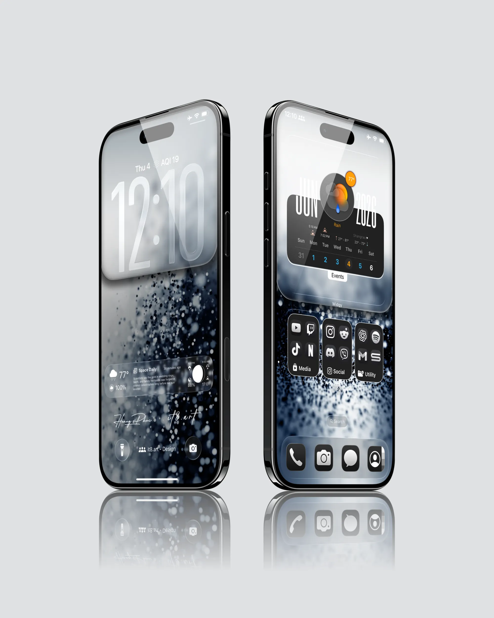 Liquid Glass iPhone Wallpaper 4K Pack - Image 3