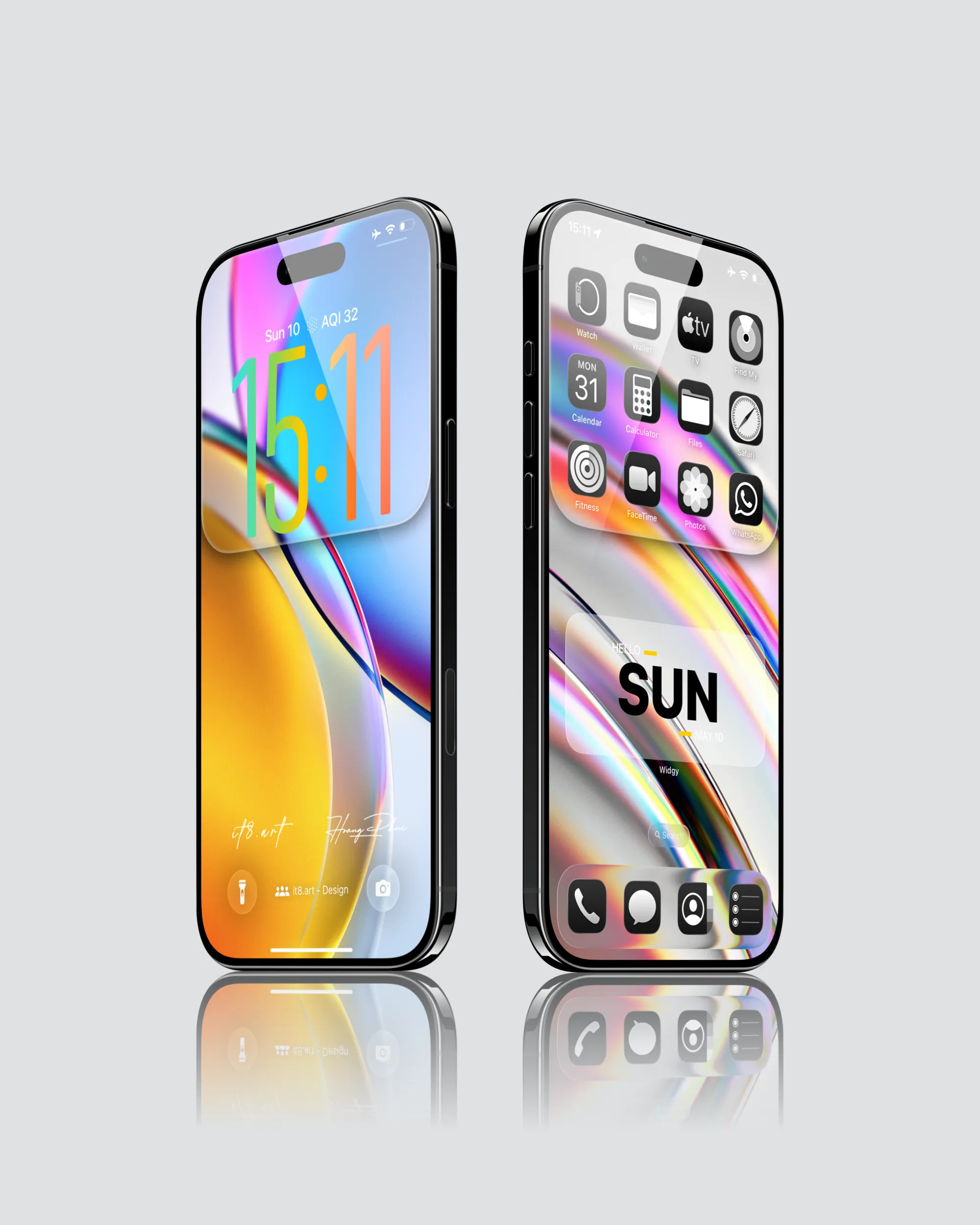 Liquid Glass Minimal iPhone Wallpaper Pack - Image 5
