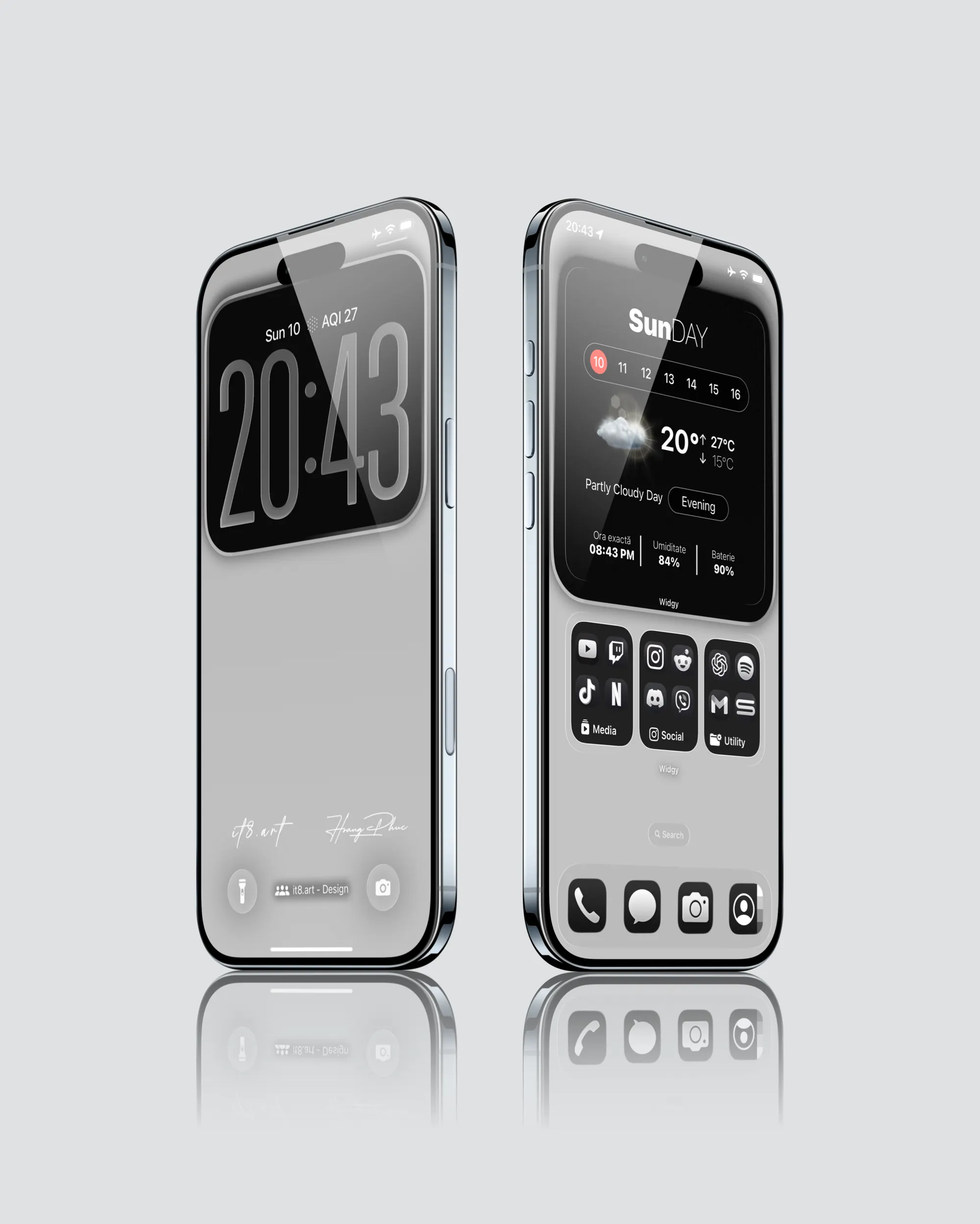 Minimal Window UI iPhone Wallpaper 4K Pack