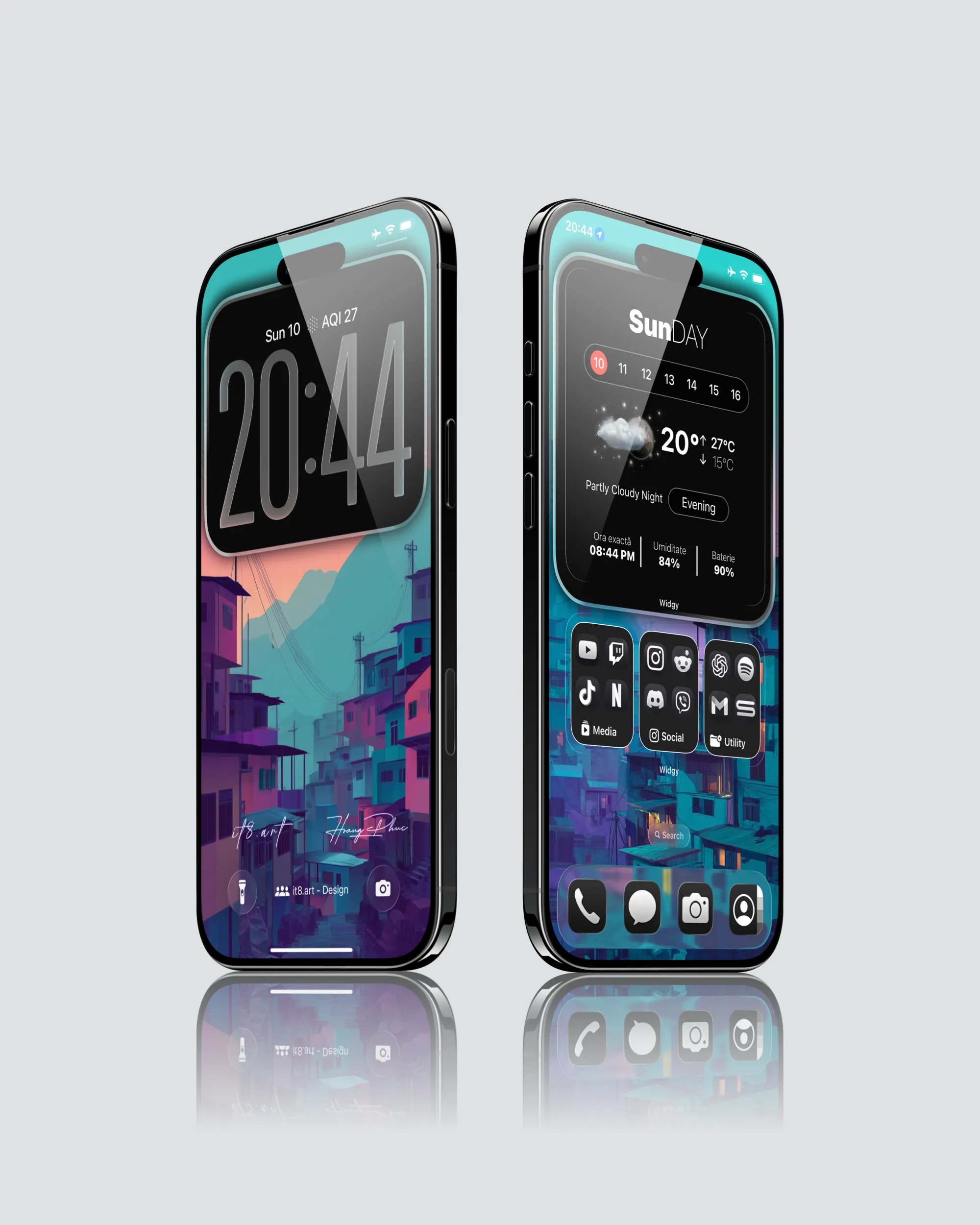 Minimal Window UI iPhone Wallpaper 4K Pack - Image 3