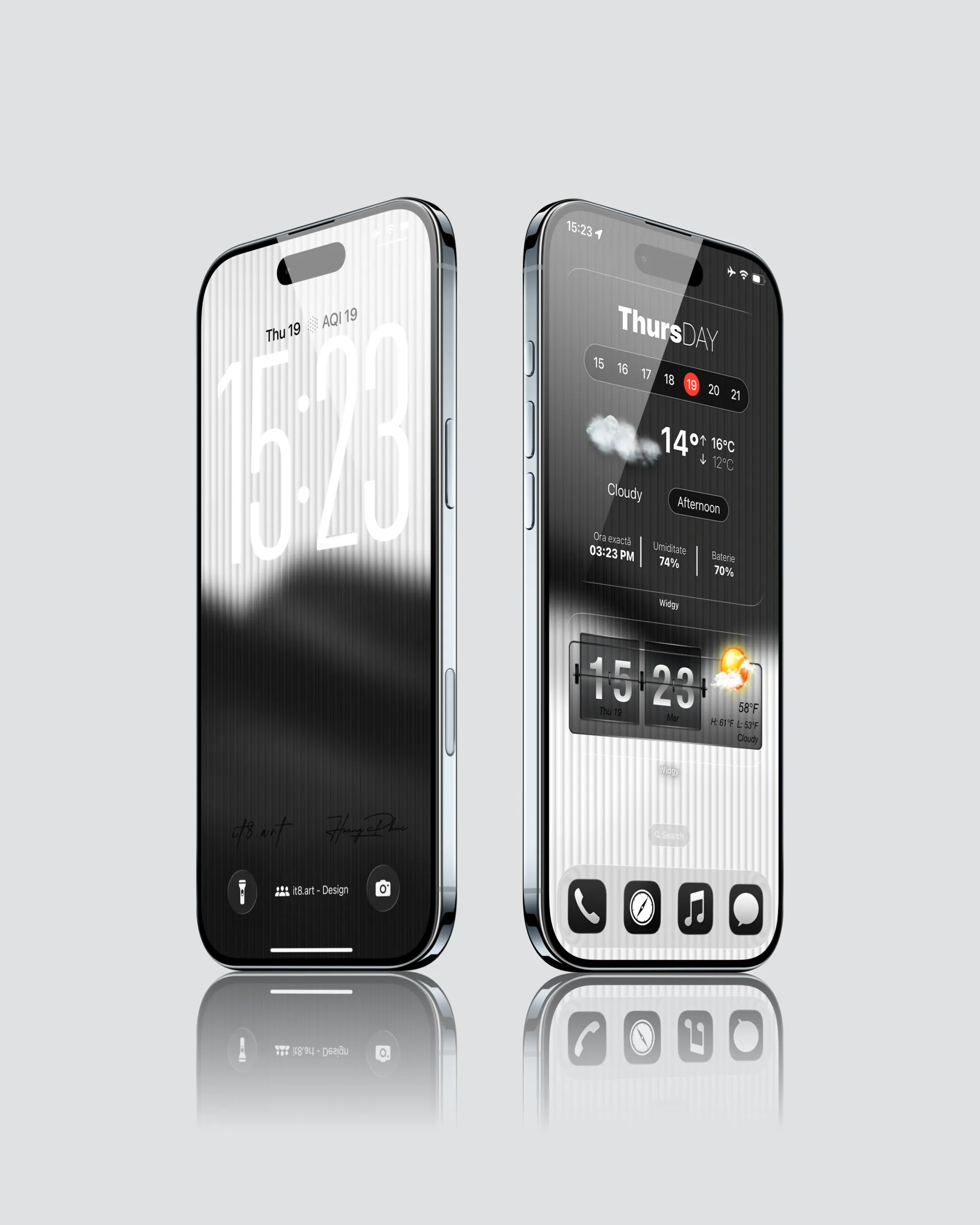 Black and White Gradient Lines Wallpaper Pack
