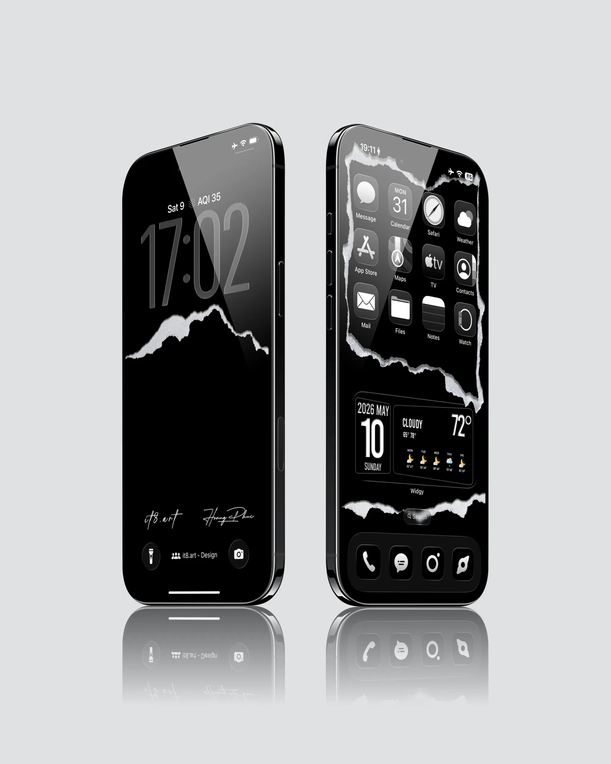 Minimalist Home and Lock Screen Wallpaper Pack - Image 2