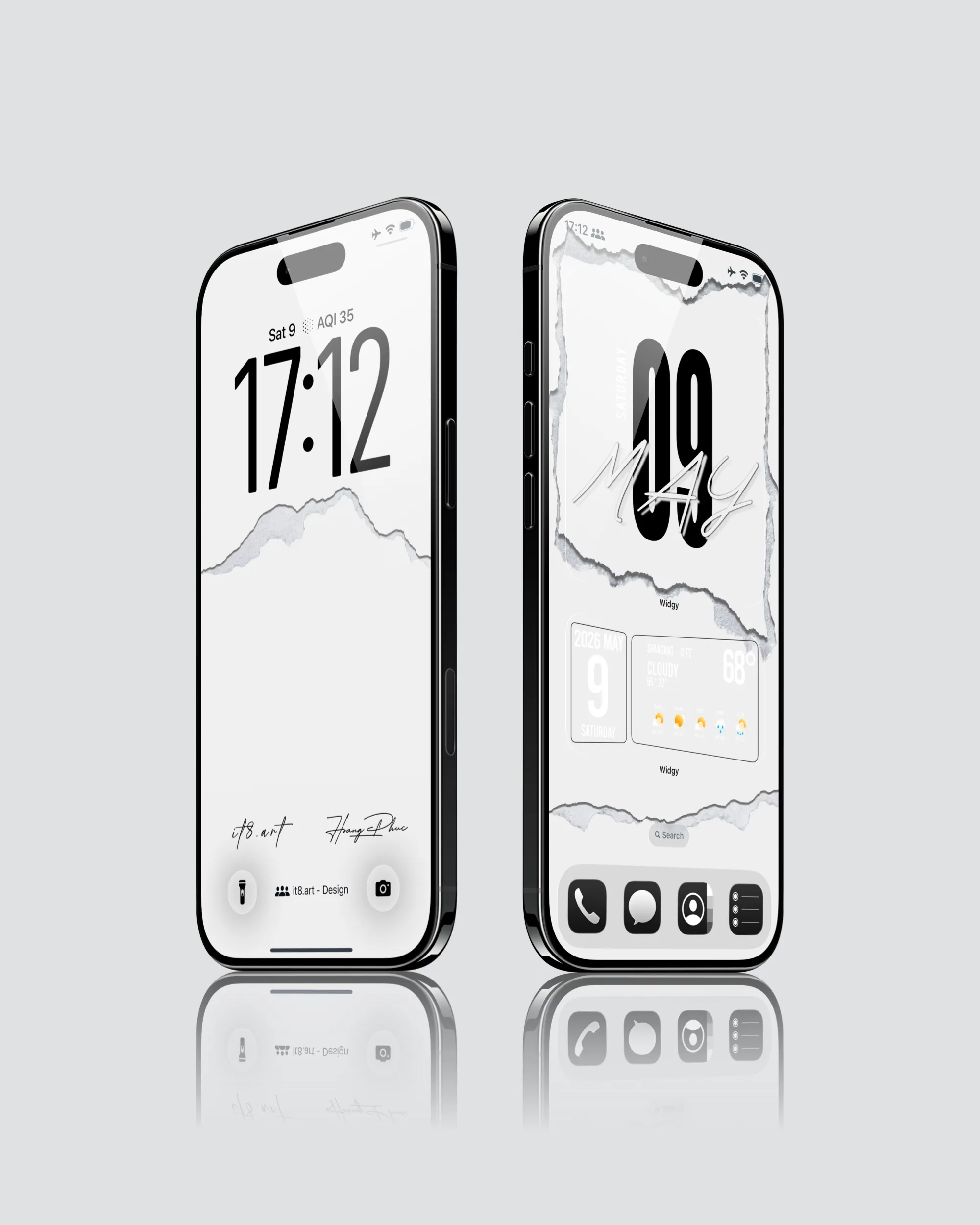 Minimalist Home and Lock Screen Wallpaper Pack - Image 3