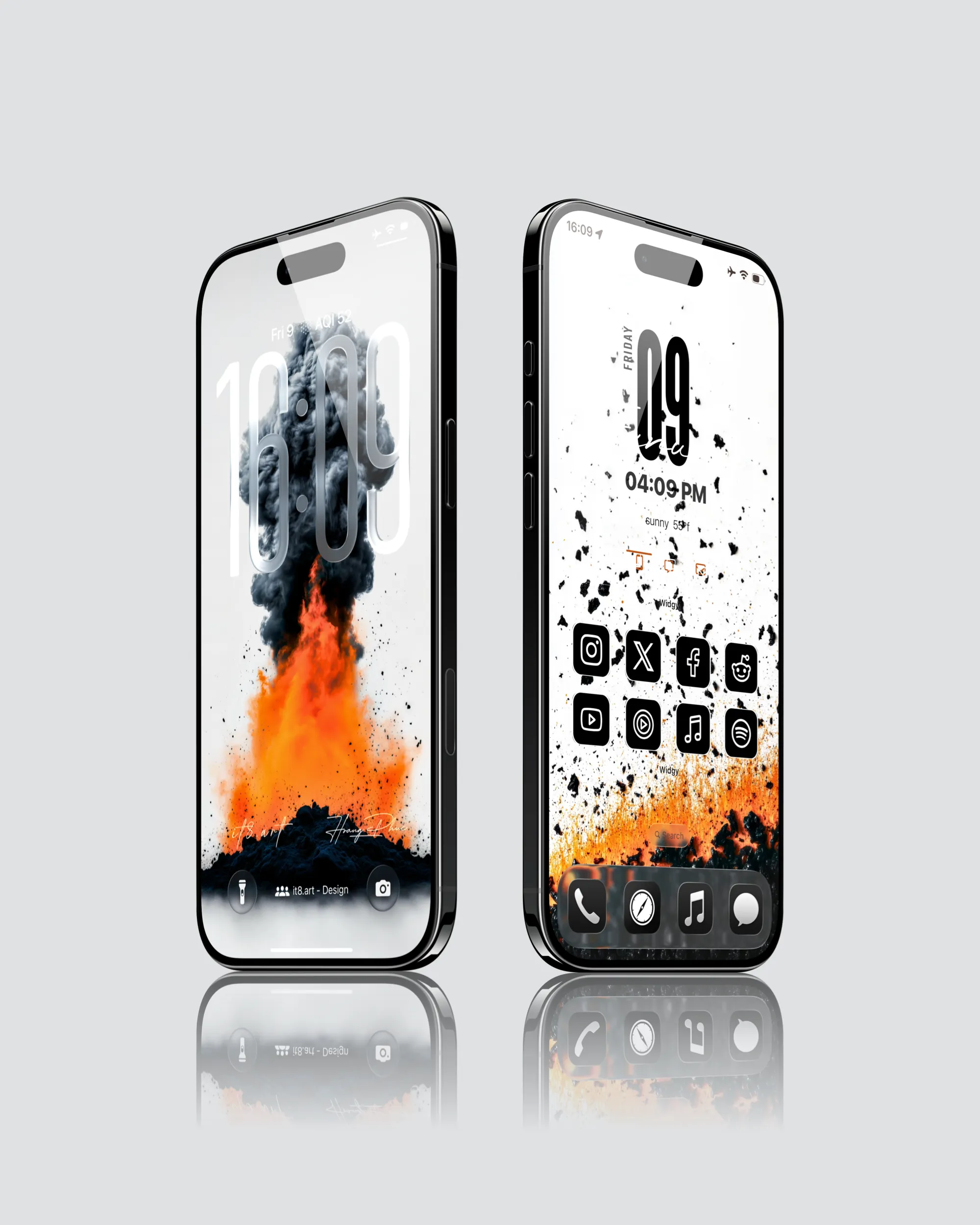 Volcanic Ash iPhone Wallpaper 4K Pack - Image 2