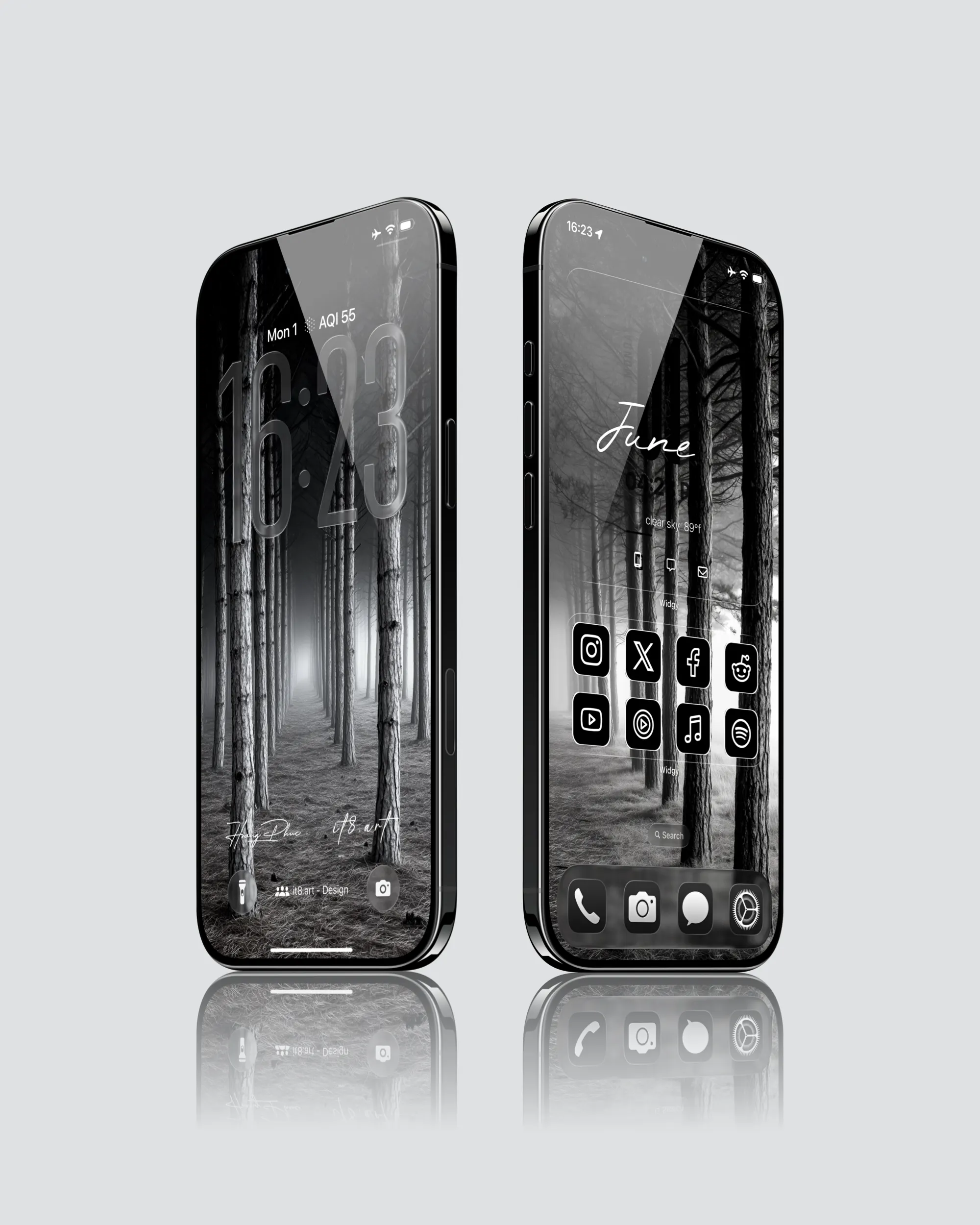 Monochrome iPhone Wallpaper 4K Pack - Image 3