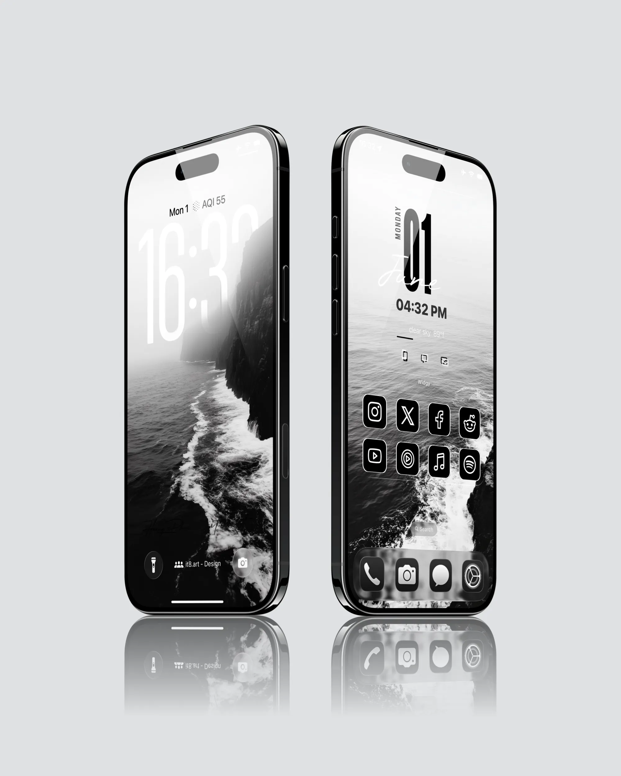 Monochrome iPhone Wallpaper 4K Pack - Image 4