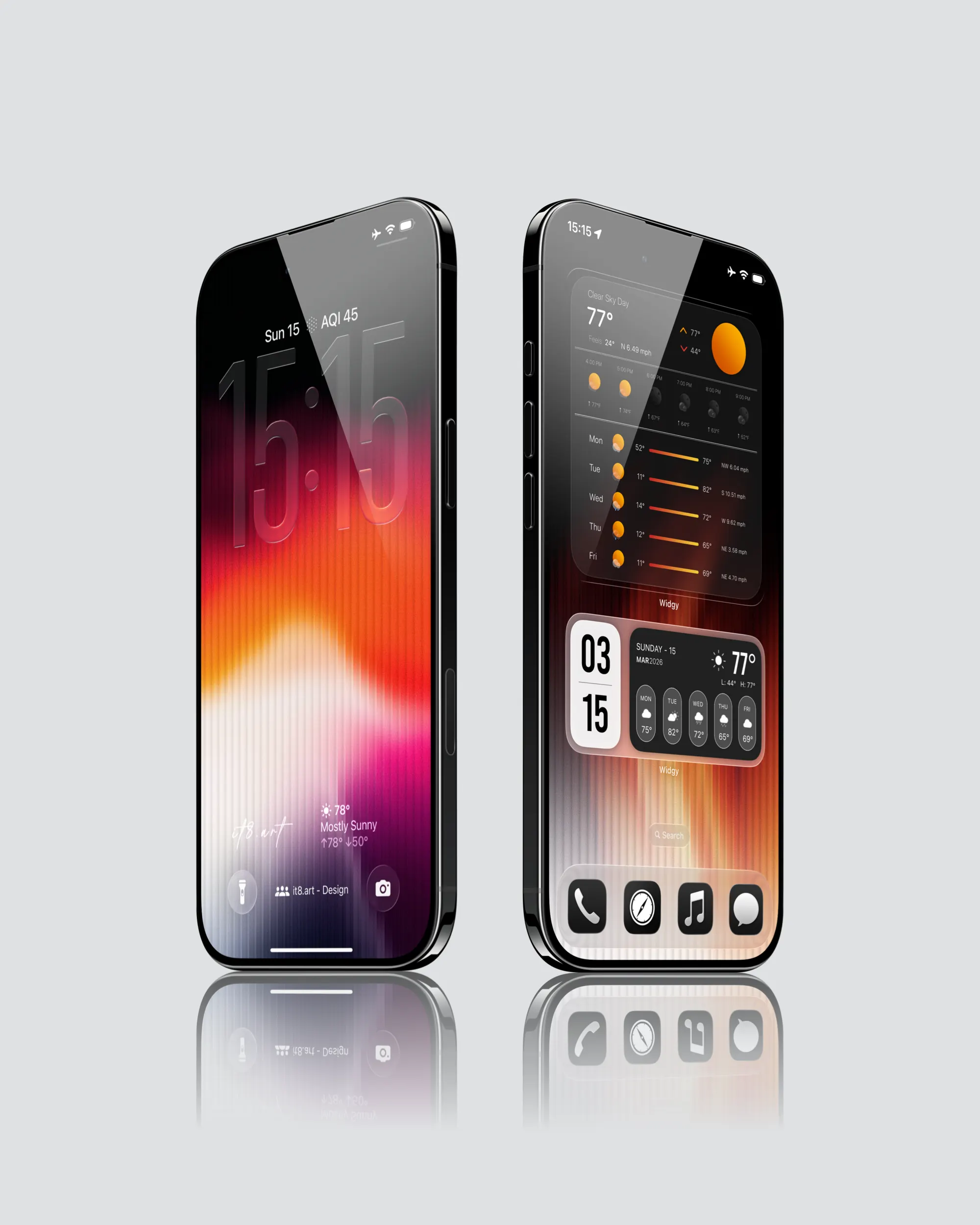 Neon Gradient iPhone Wallpaper 4K Pack - Image 7