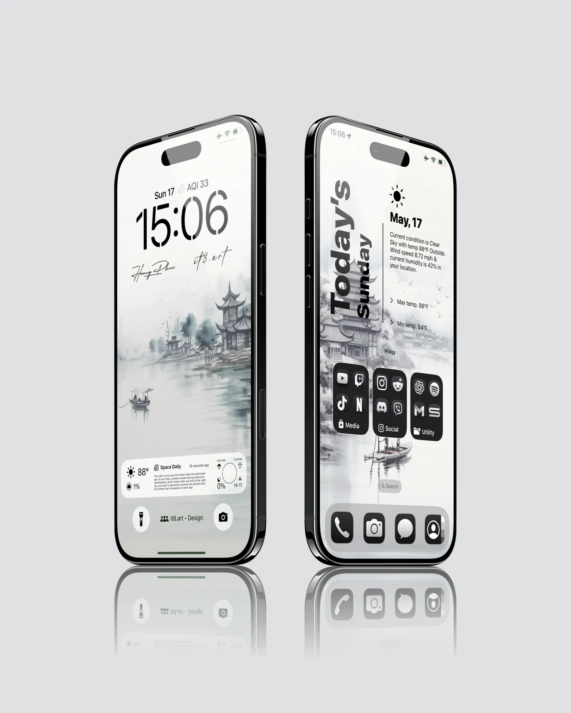 Sandstone Ink Landscape iPhone Wallpaper Pack - Image 3