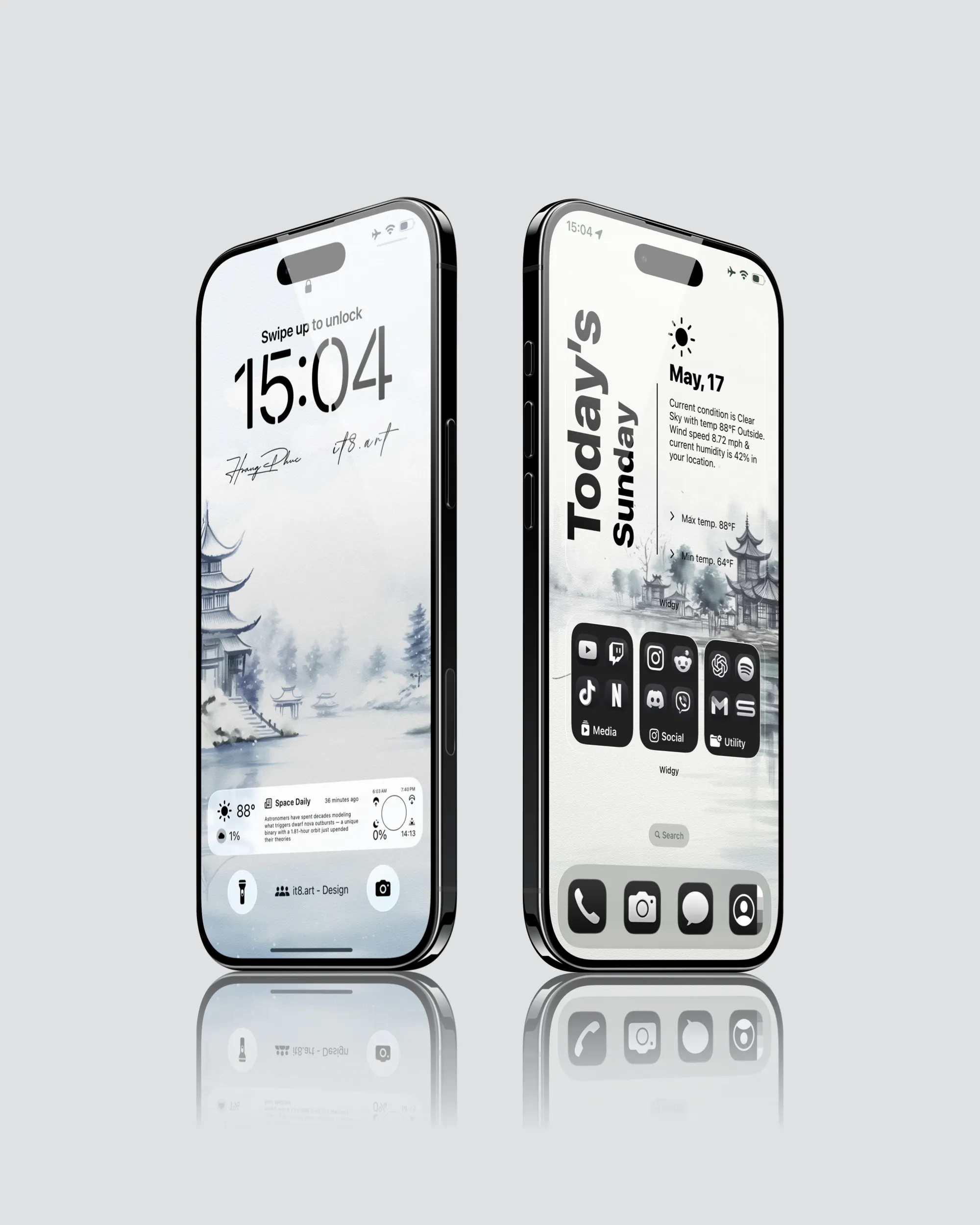 Sandstone Ink Landscape iPhone Wallpaper Pack - Image 4