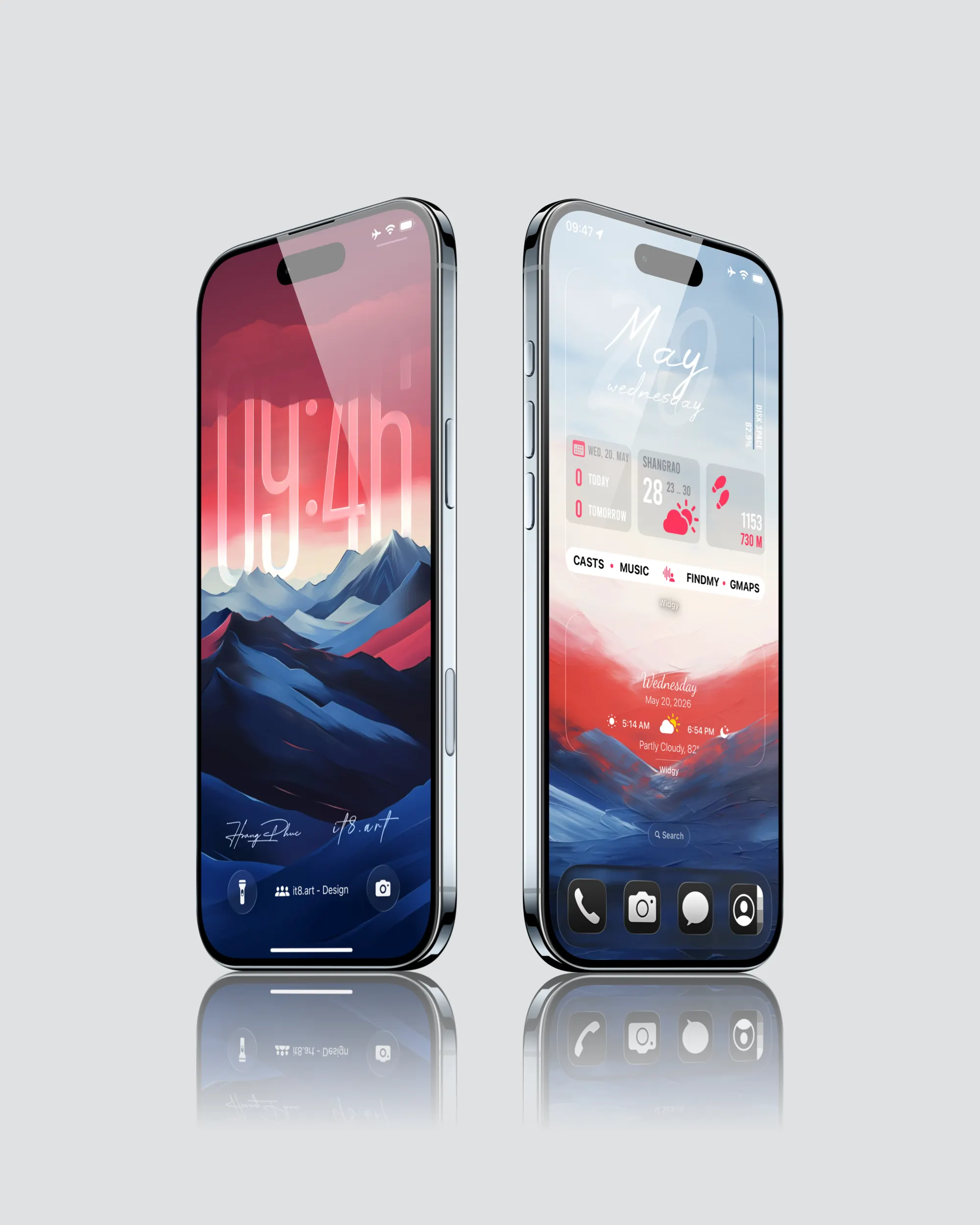 Silent Horizon Nordic iPhone Wallpaper Pack