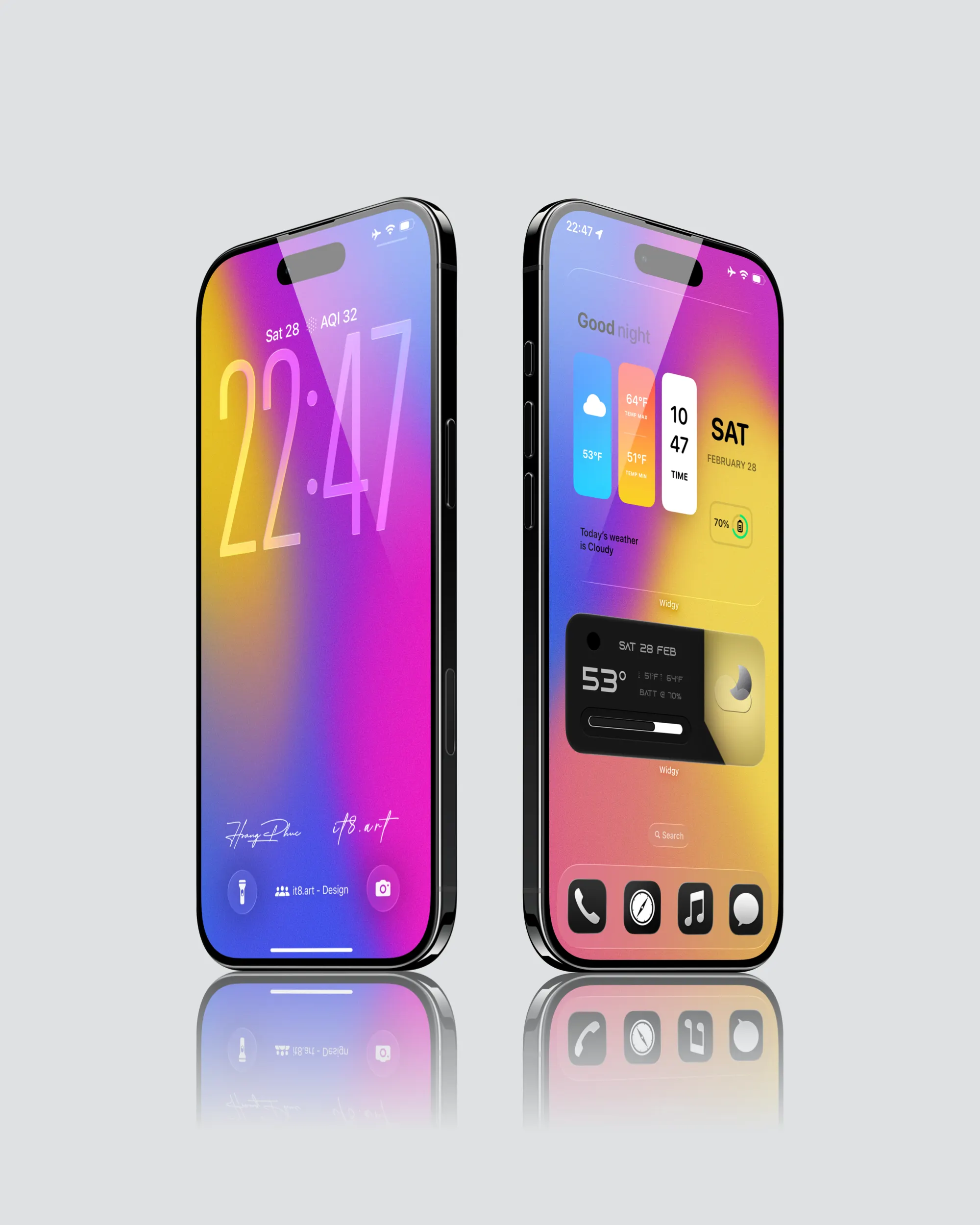 Soft Grainy Gradient iPhone Wallpaper Pack - Image 4