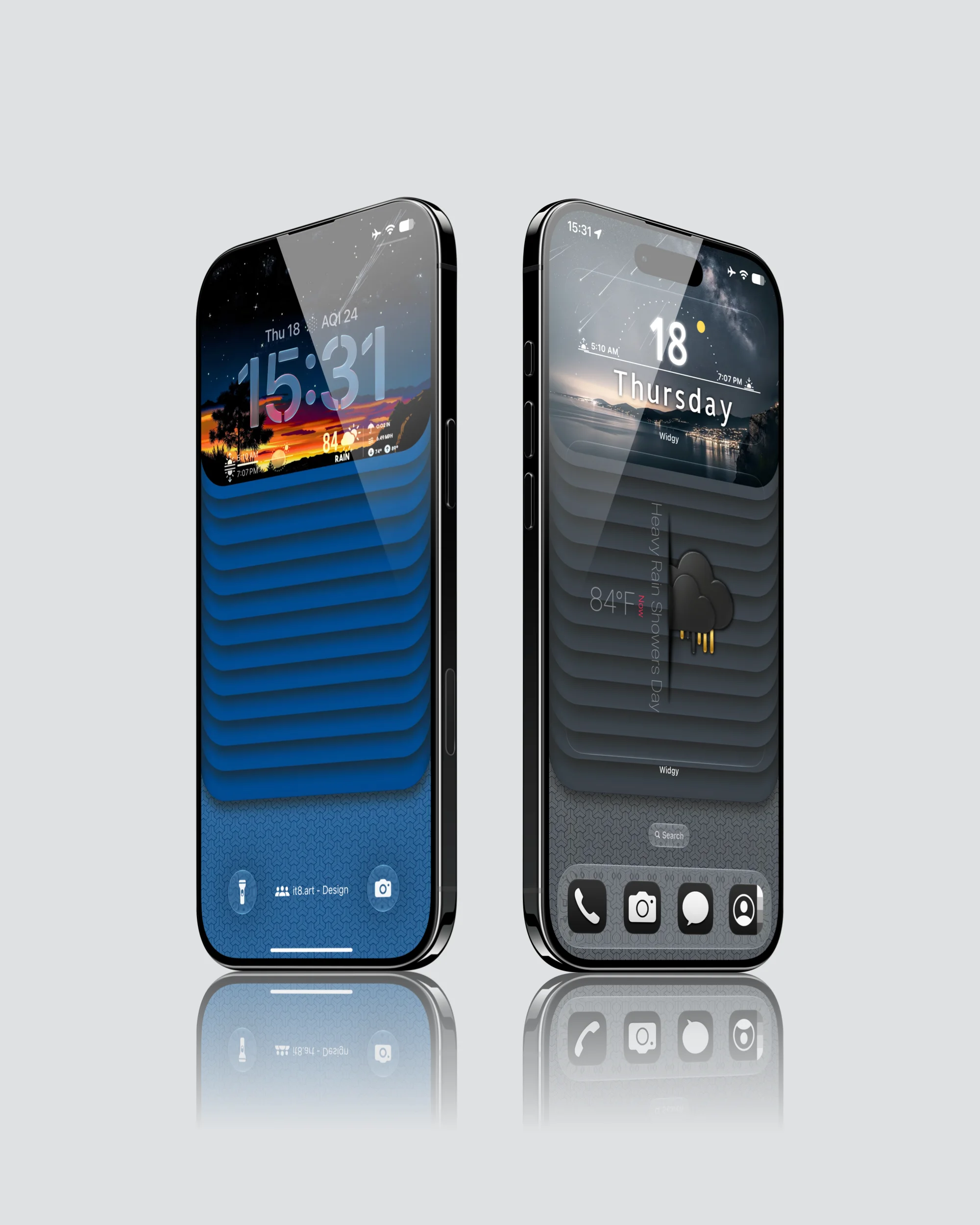 Stacked Horizon iPhone Wallpaper 4K Pack - Image 2