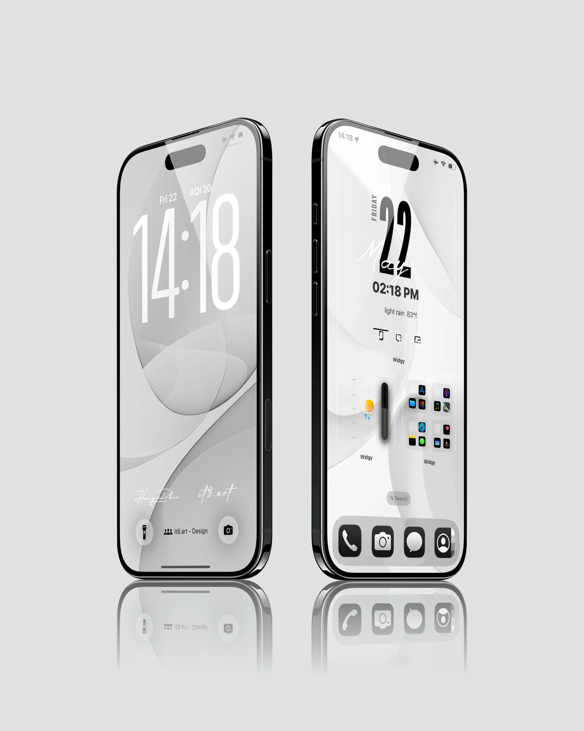 White Geometry iPhone Wallpaper 4K Pack - Image 3